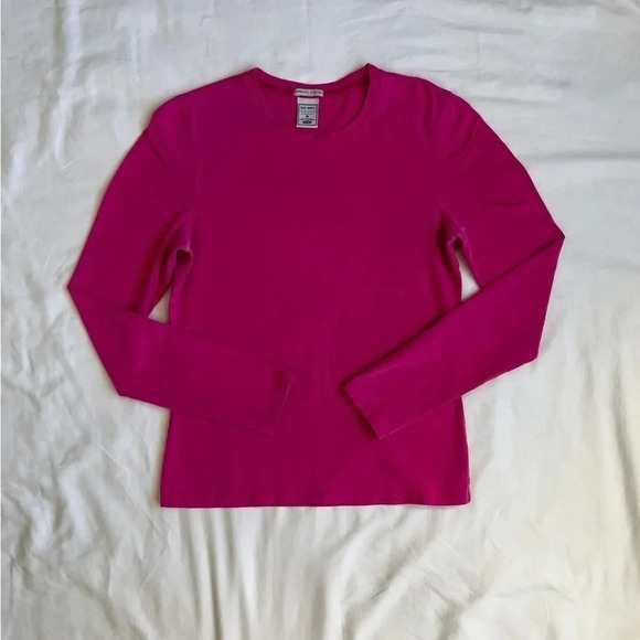 Y2k Old Navy Barbie Pink Long Sleeve T Shirt - Picture 2 of 4